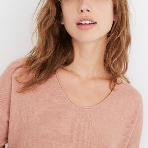 Madewell scoop neck 3/4 sleeve sweater sz S